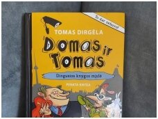 Knygos apžvalga (Mama ir vaikas skaito).Tomas Dirgėla "Domas ir Tomas. Dingusios knygos mįslė"