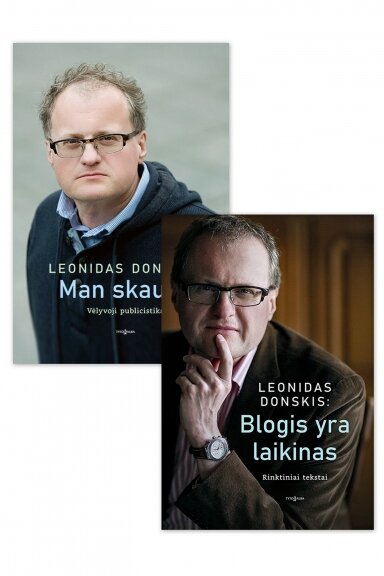 KNYGŲ KOMPLEKTAS. „Leonidas Donskis: Man skauda" + „Leonidas Donskis: Blogis yra laikinas" KNYGŲ KOMPLEKTAS. „Leonidas Donskis: Man skauda" + „Leonidas Donskis: Blogis yra laikinas"