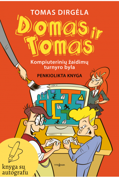 Kompiuterinių žaidimų turnyro byla (KNYGA SU AUTOGRAFU)
