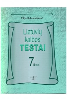 Lietuvių kalbos testai 7 klasei